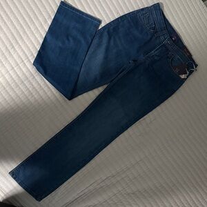NYDJ Dark Blue Straight Leg Jeans